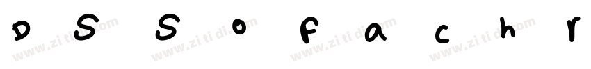 DS Sofachrome字体转换